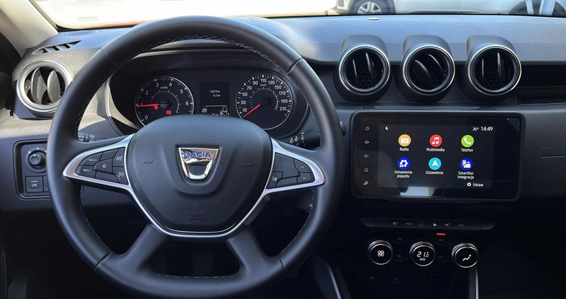 Dacia Duster cena 77500 przebieg: 12815, rok produkcji 2021 z Pionki małe 232